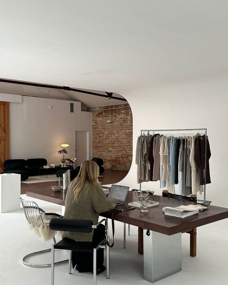 The interior of a small boutique